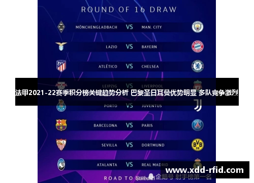 法甲2021-22赛季积分榜关键趋势分析 巴黎圣日耳曼优势明显 多队竞争激烈